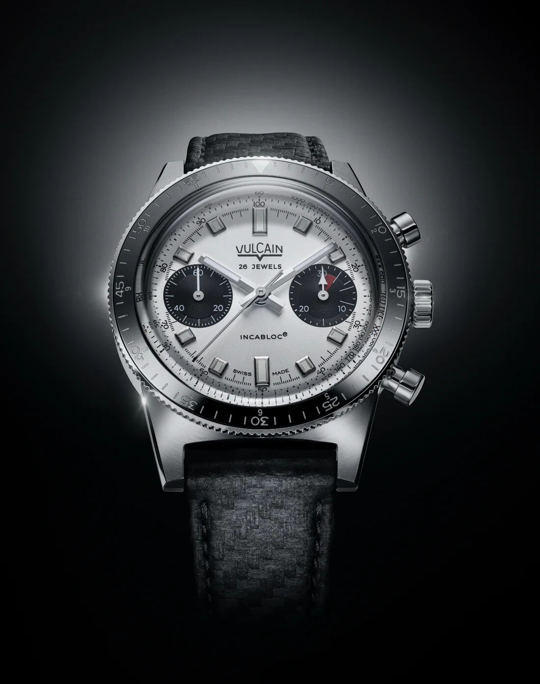 Vulcain Skindiver Chronograph Silver Panda 39.7mm Automatic AUTHORIZED DEALER