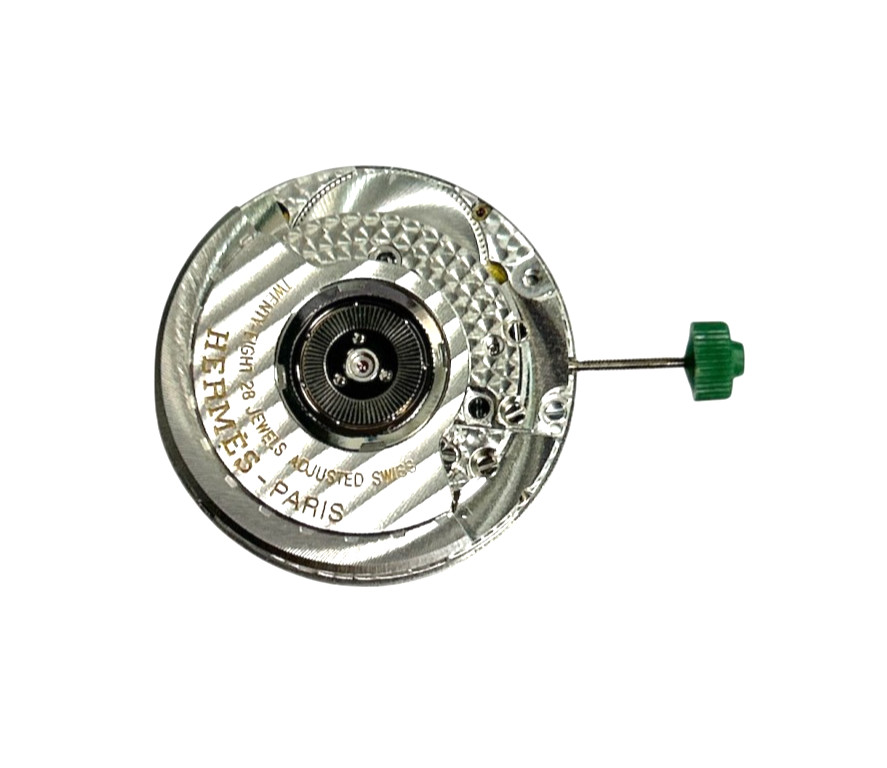GENUINE Hermes 2892a2 2-eye position @ 6 & 12. date at 3 Automatic MOVEMENT