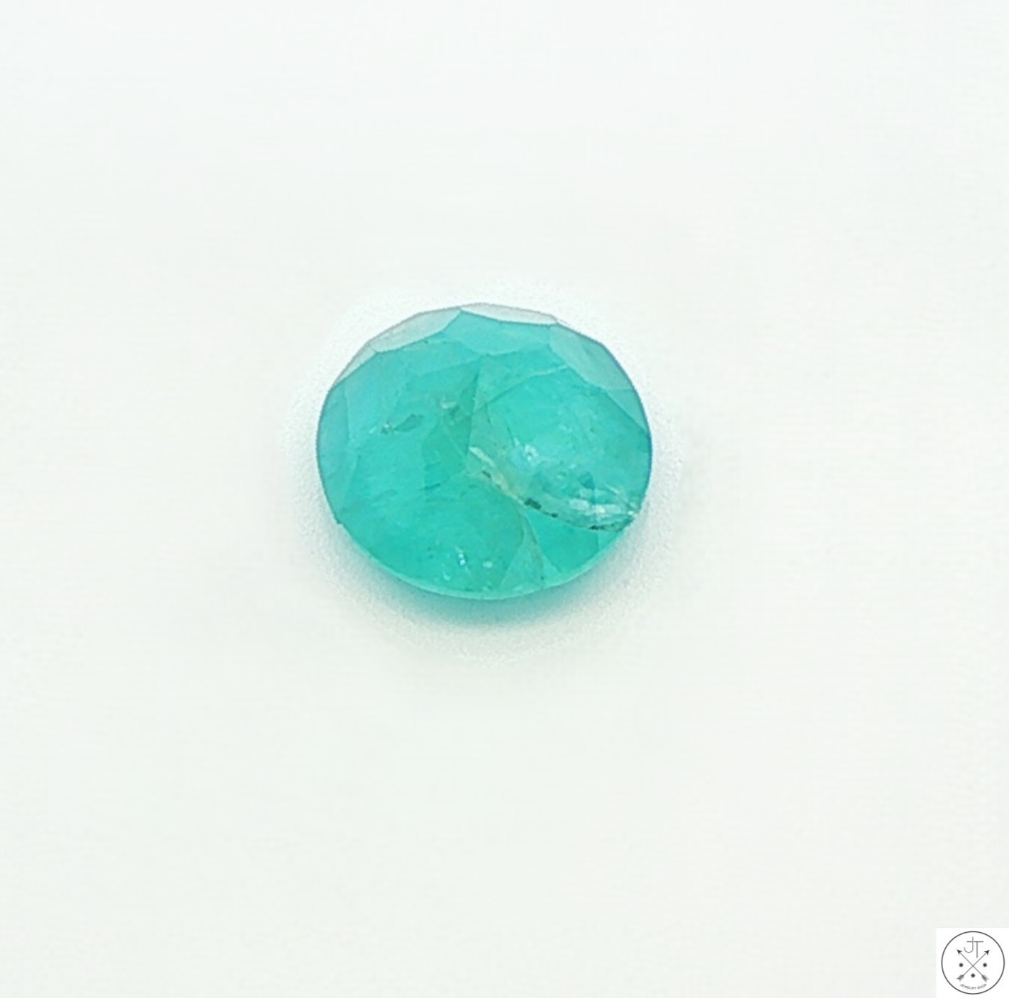 Rare 1.50 Carat Natural Grandidierite 8 mm Round Faceted Gemstone Loose
