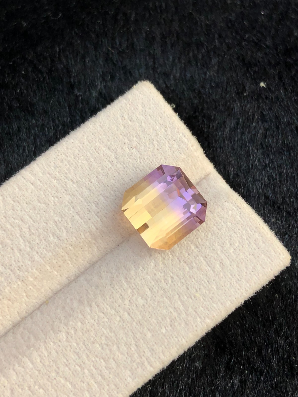 Natural Rich Bi-Color Ametrine 5.00 Ct | Purple & Golden Yellow Gemstone |