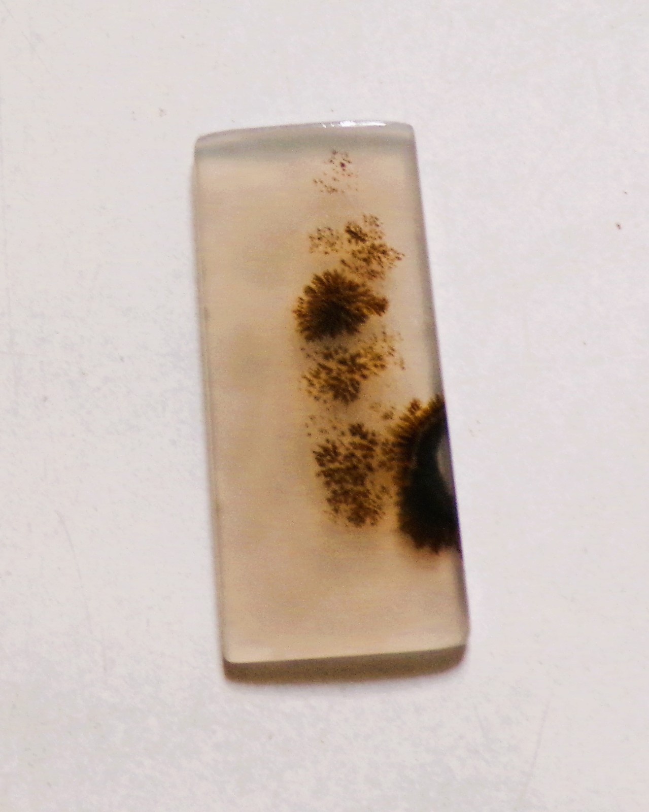 9.05 Cts Natural Shazar Dendritic Agate Cabochon Loose Gemstone 27X13X2.4MM 39