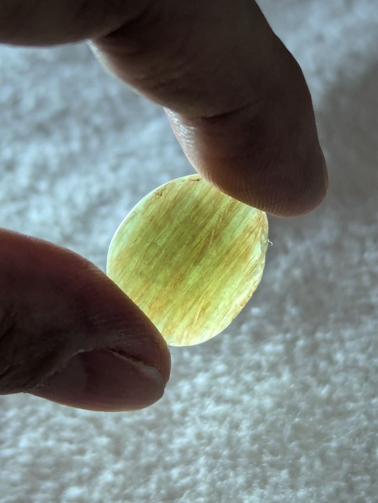 2 Amazonite Orthoclase Cabochon Gemstones 22.4 carat (4.49g) Exsolution Lamellae