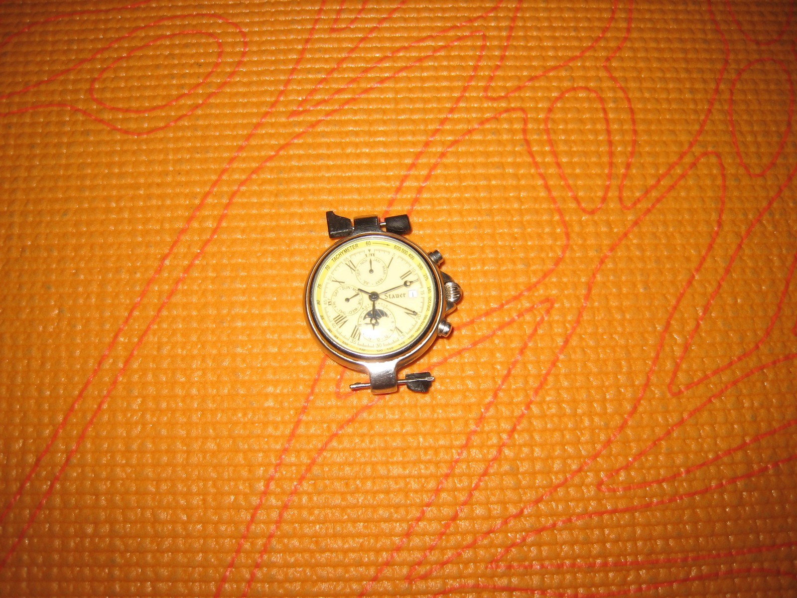 VINTAGE MEN’S STAUER MOON PHASE AUTOMATIC WRISTWATCH