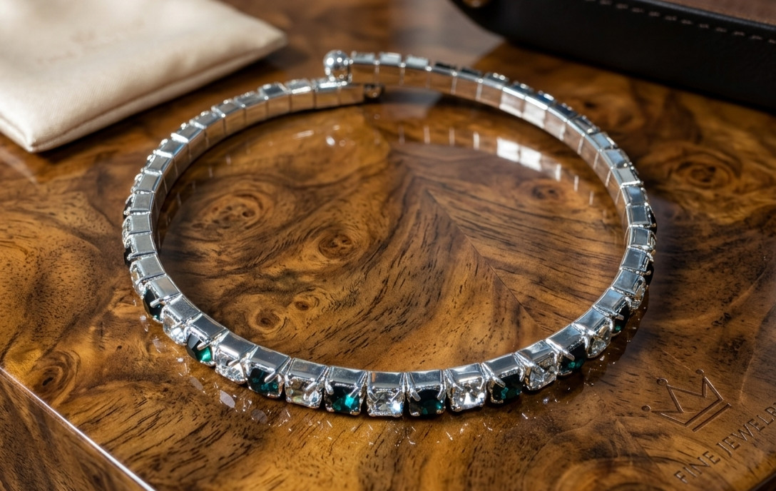 Sapphire Emerald Gemstone Tennis Bracelets | Choose Your Style