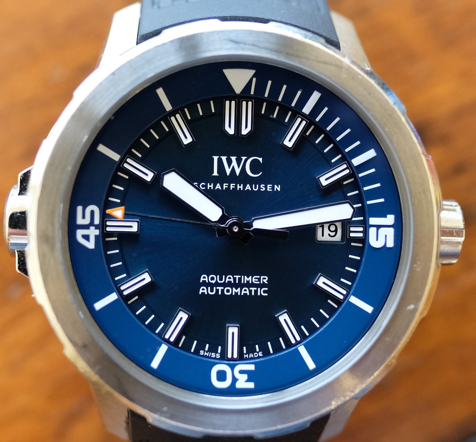 IWC Aquatimer Cousteau Automatic Steel Mens 42mm Watch IW3290-05 – Used