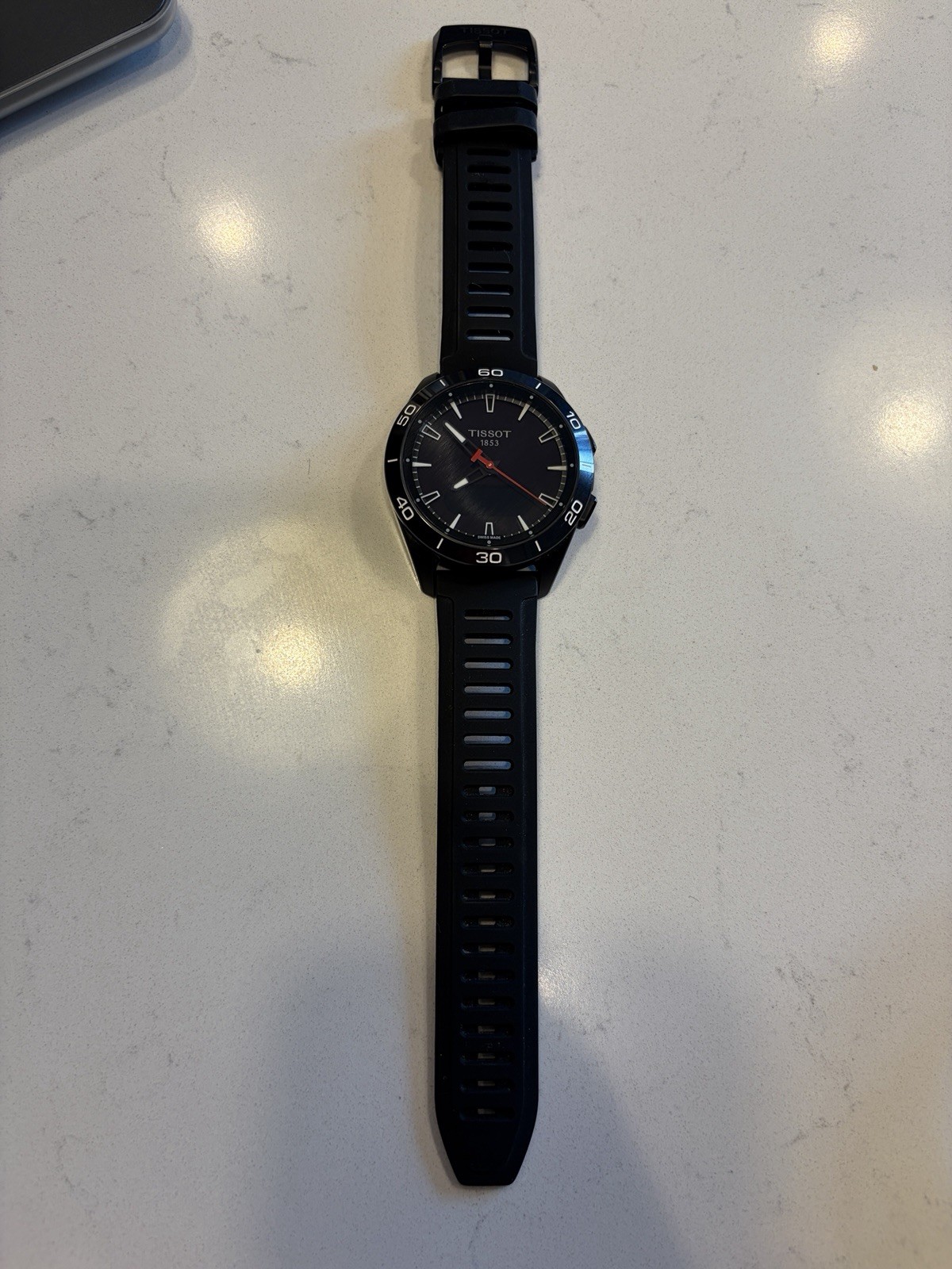 Tissot T-Touch Connect Sport Analog/Digital Quartz 43mm Black Rubber Strap 50m