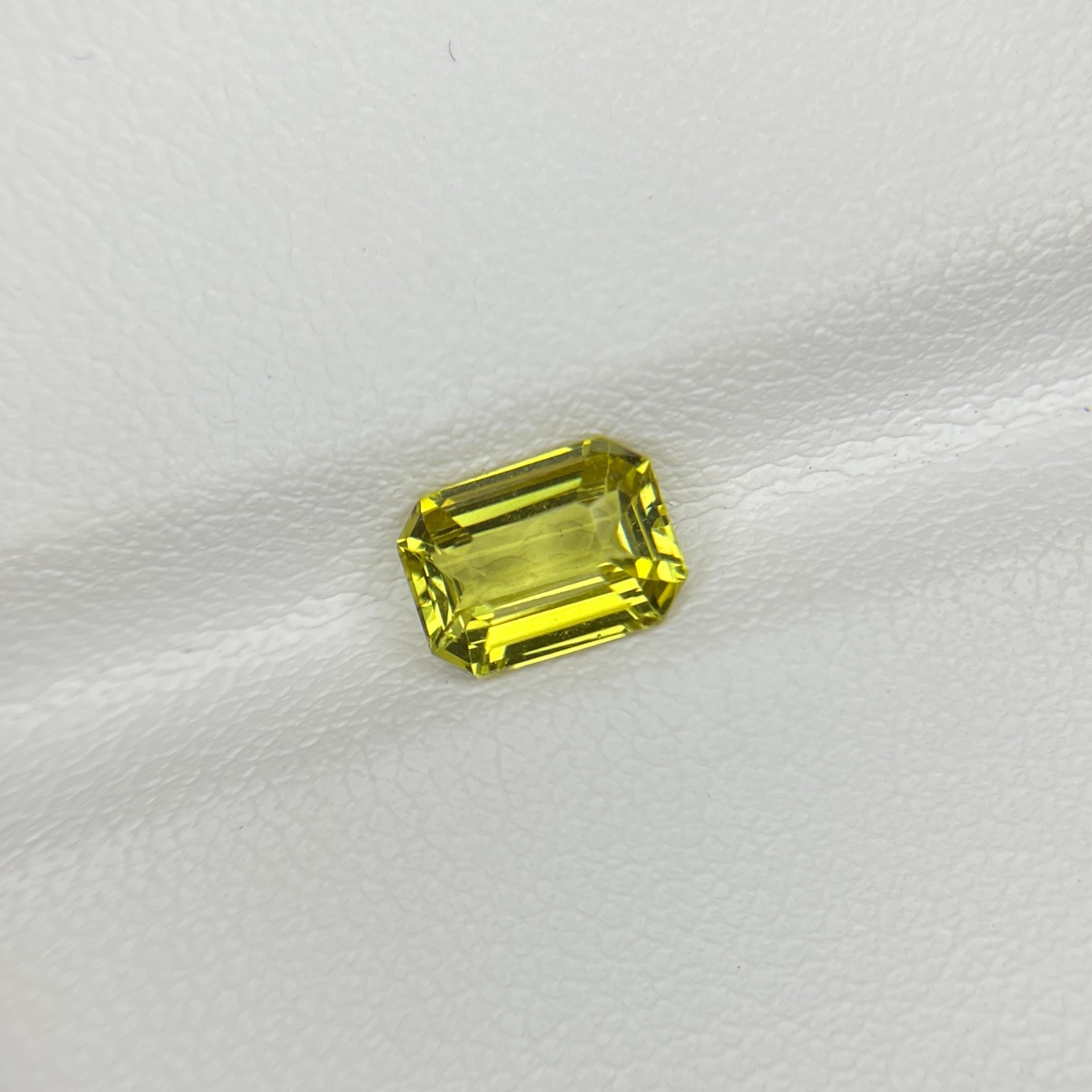 Natural 1.52Ct Yellow Chrysoberyl Emerald Cut | Sri Lanka | Loose Gemstone