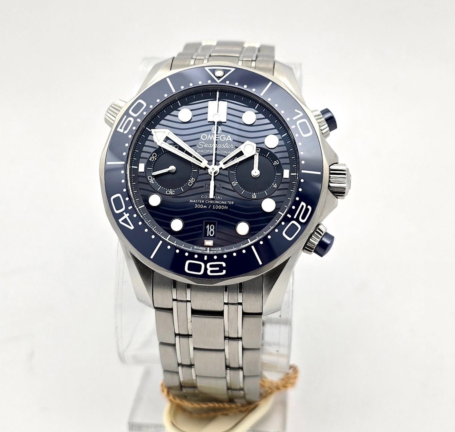 OMEGA SEAMASTER 210.30.44.51.03.001 BLUE DIAL EXCELLENT! VIDEO!