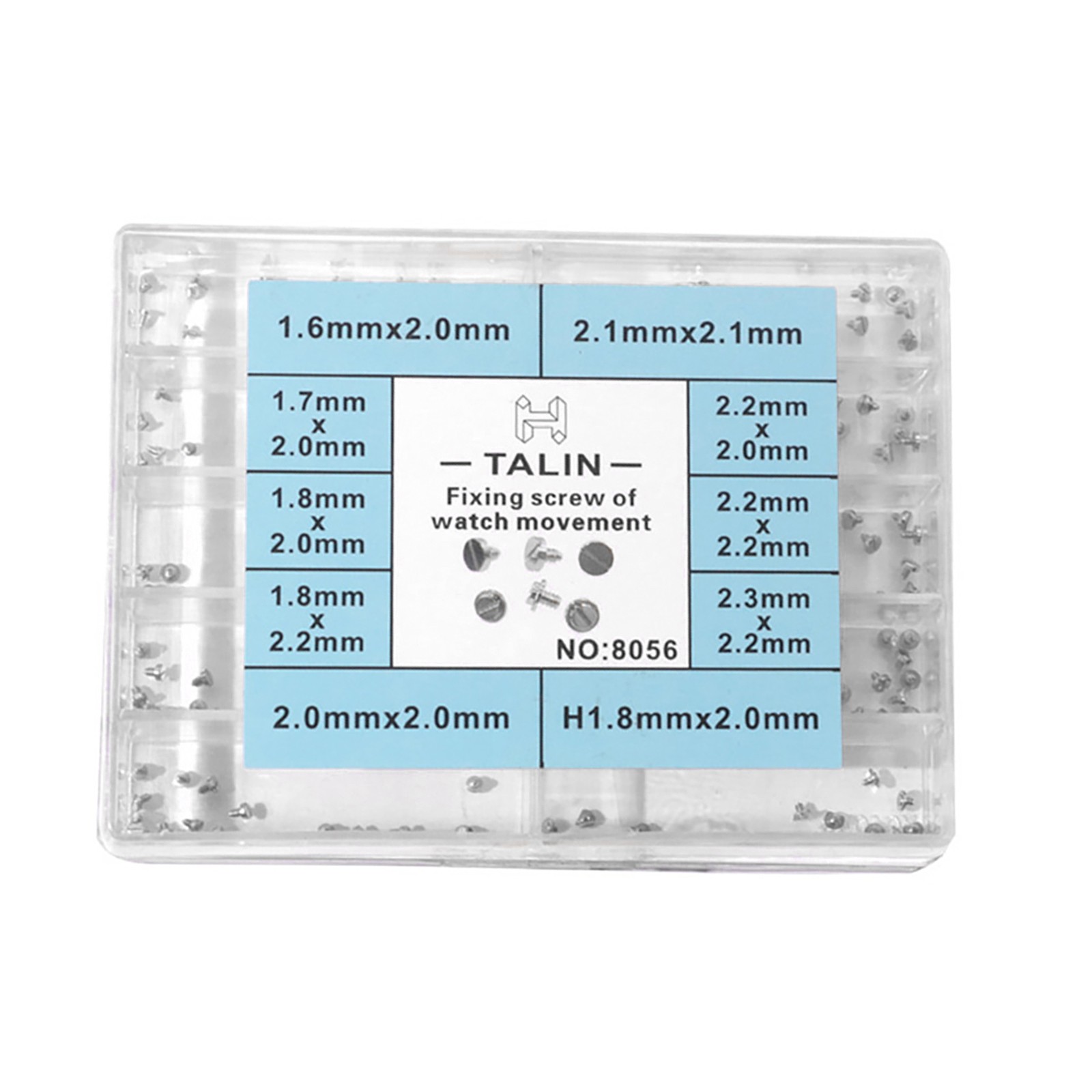 10-Size Watch Movement Fixing Screw Assortment for NH35 ETA 2836 2824-2 8200