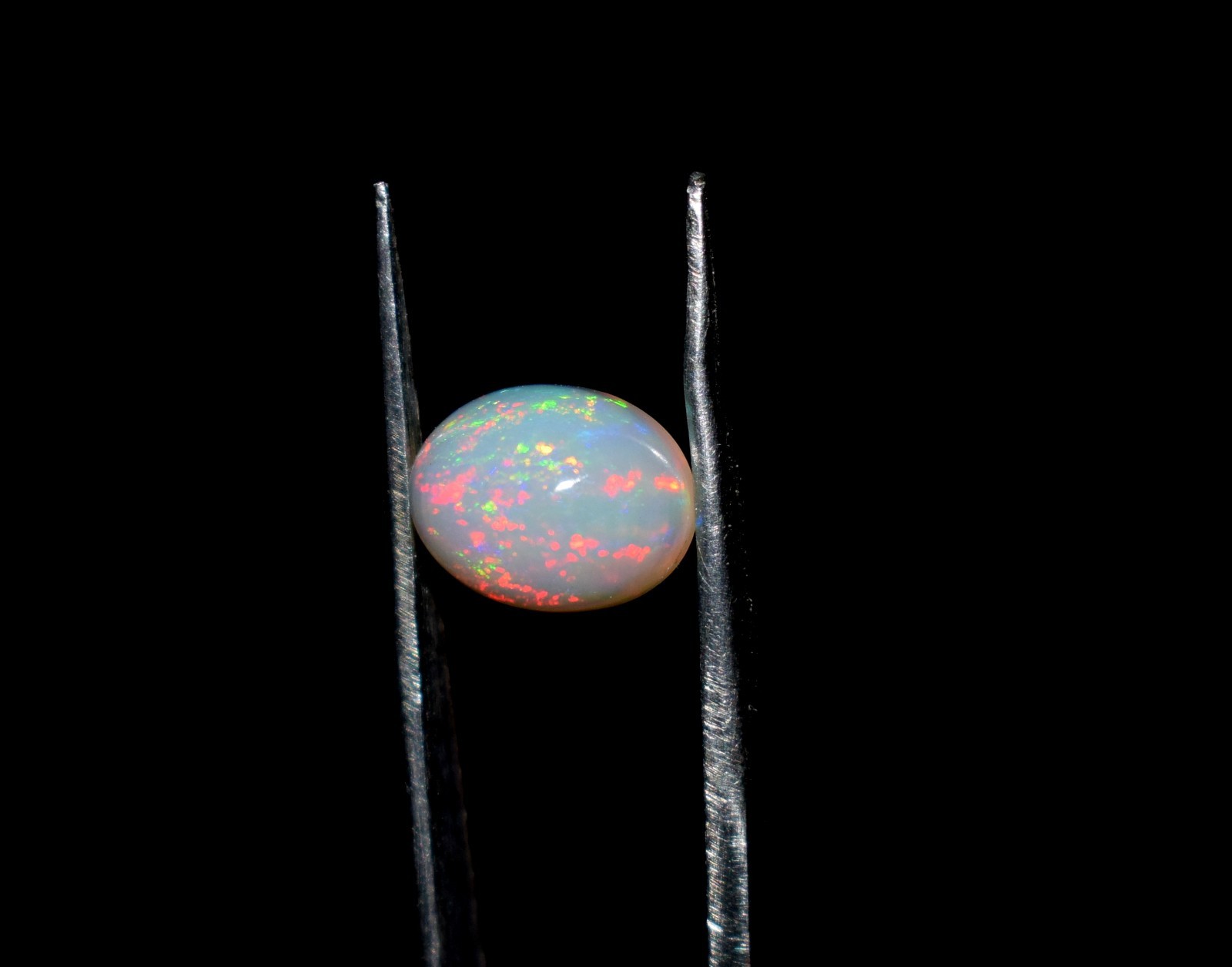 Natural Ethiopian Opal Wello Fire Opal Cabochon Gemstone 7X9mm Loose AAA 046