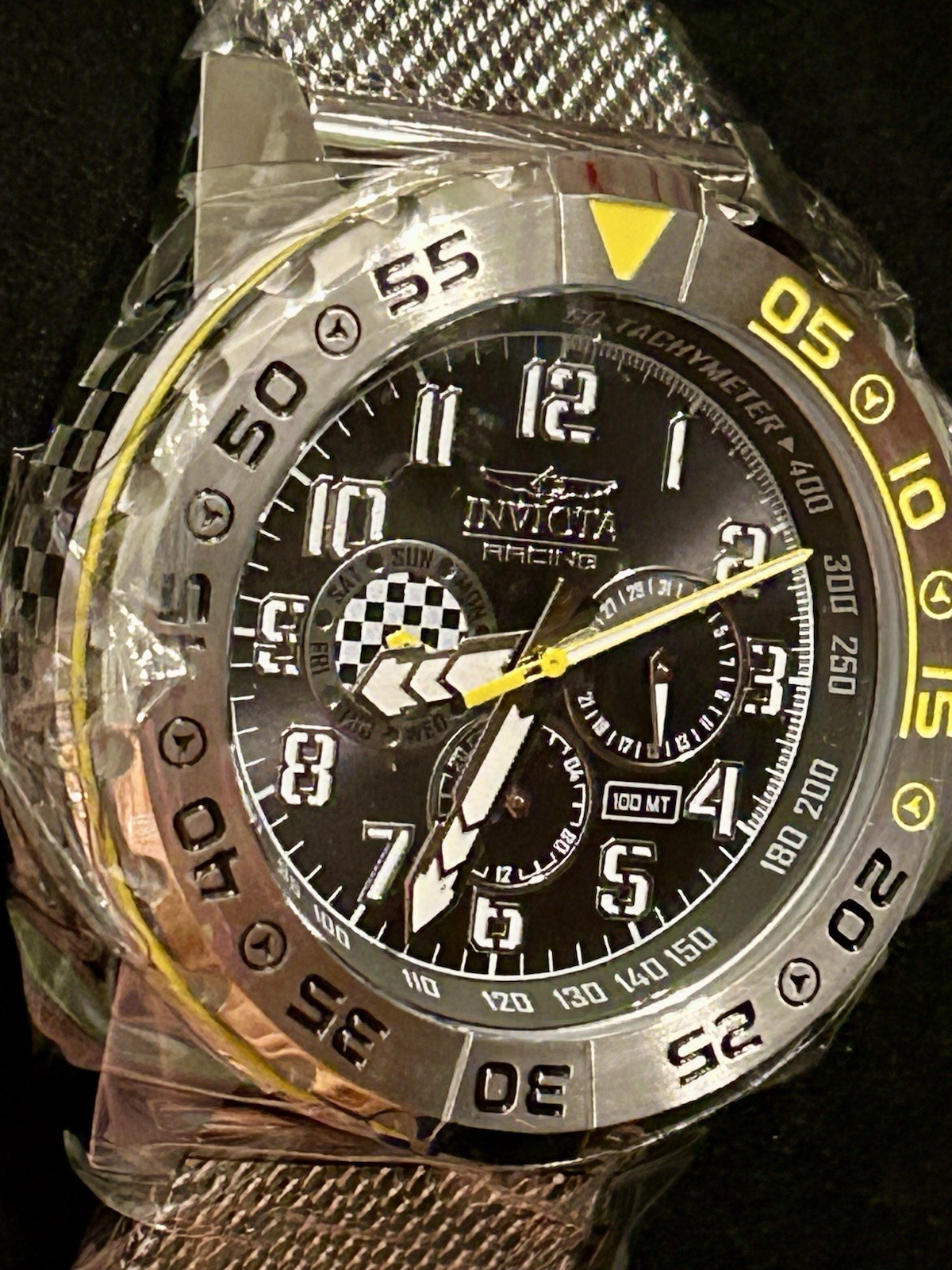 Invicta Racing Dynox Multifunction, 48mm, WR 100m, 8.5”, New/Box/3yr Warranty