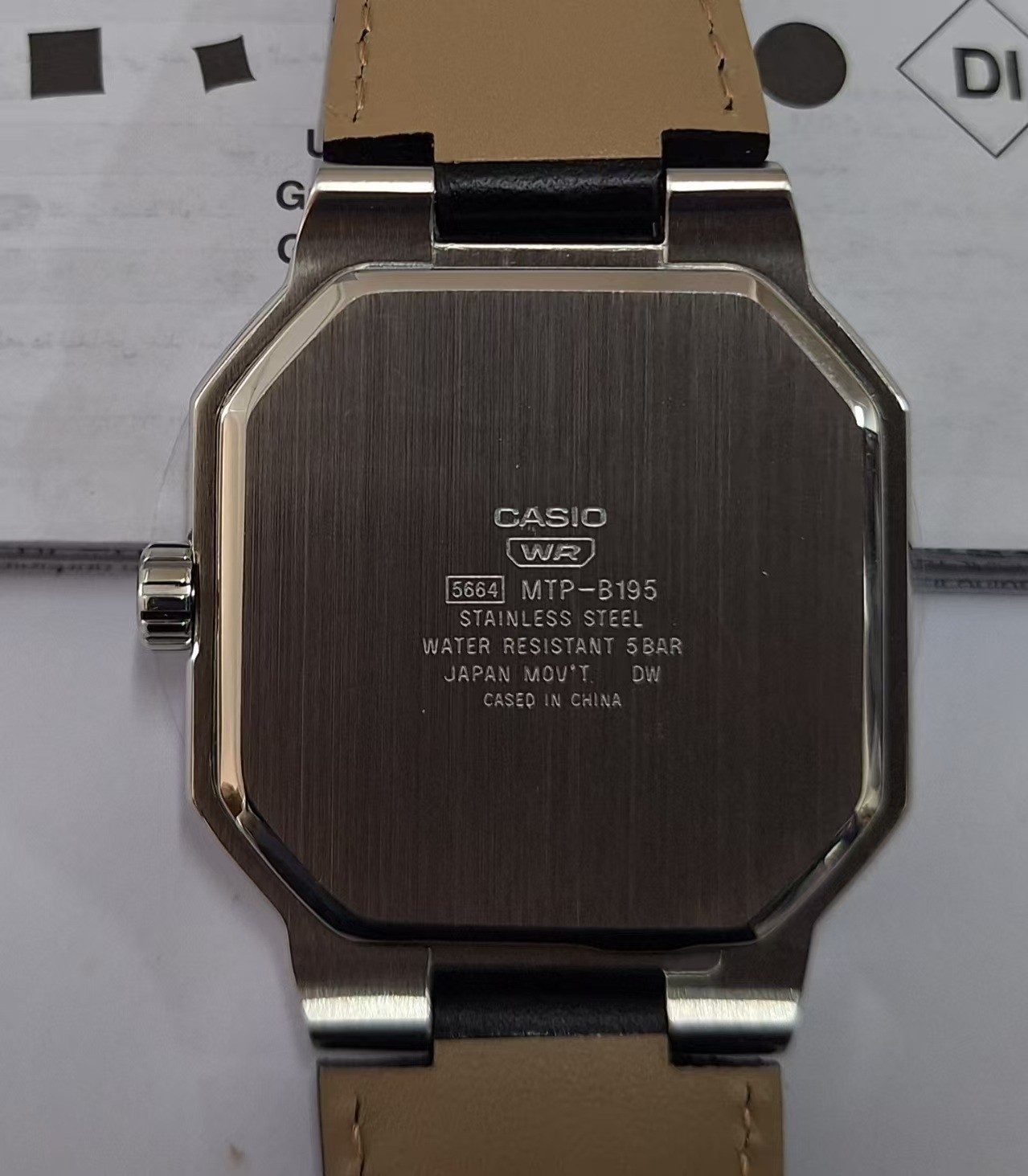 CASIO MTP‑B195 Series MTP-B195L-3AV Green Dial Analog 38 mm New Men’s Watch