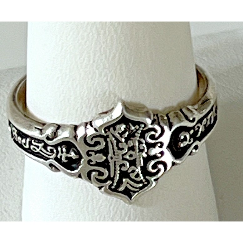 PEPI 925 STERLING SILVER OTTOMAN STILE RING SIZE 9.75 SKY