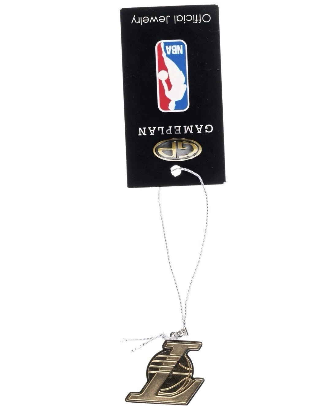 Champion NBA Los Angeles Lakers Gold Pendant, Officially Licensed Basketball