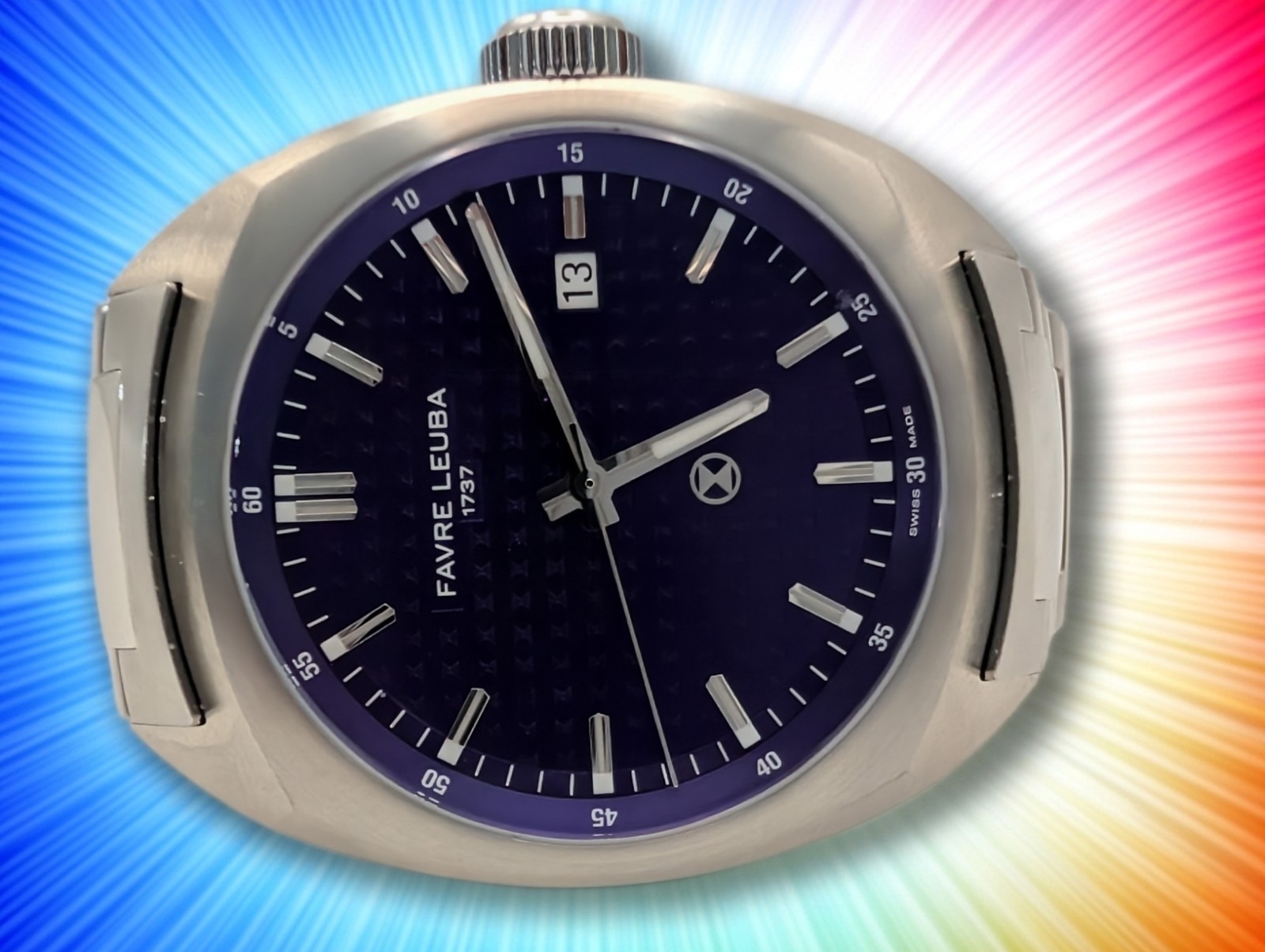 Favre Leuba Chief Date Purple 00.20102.102.07.307 Men’s Automatic Watch