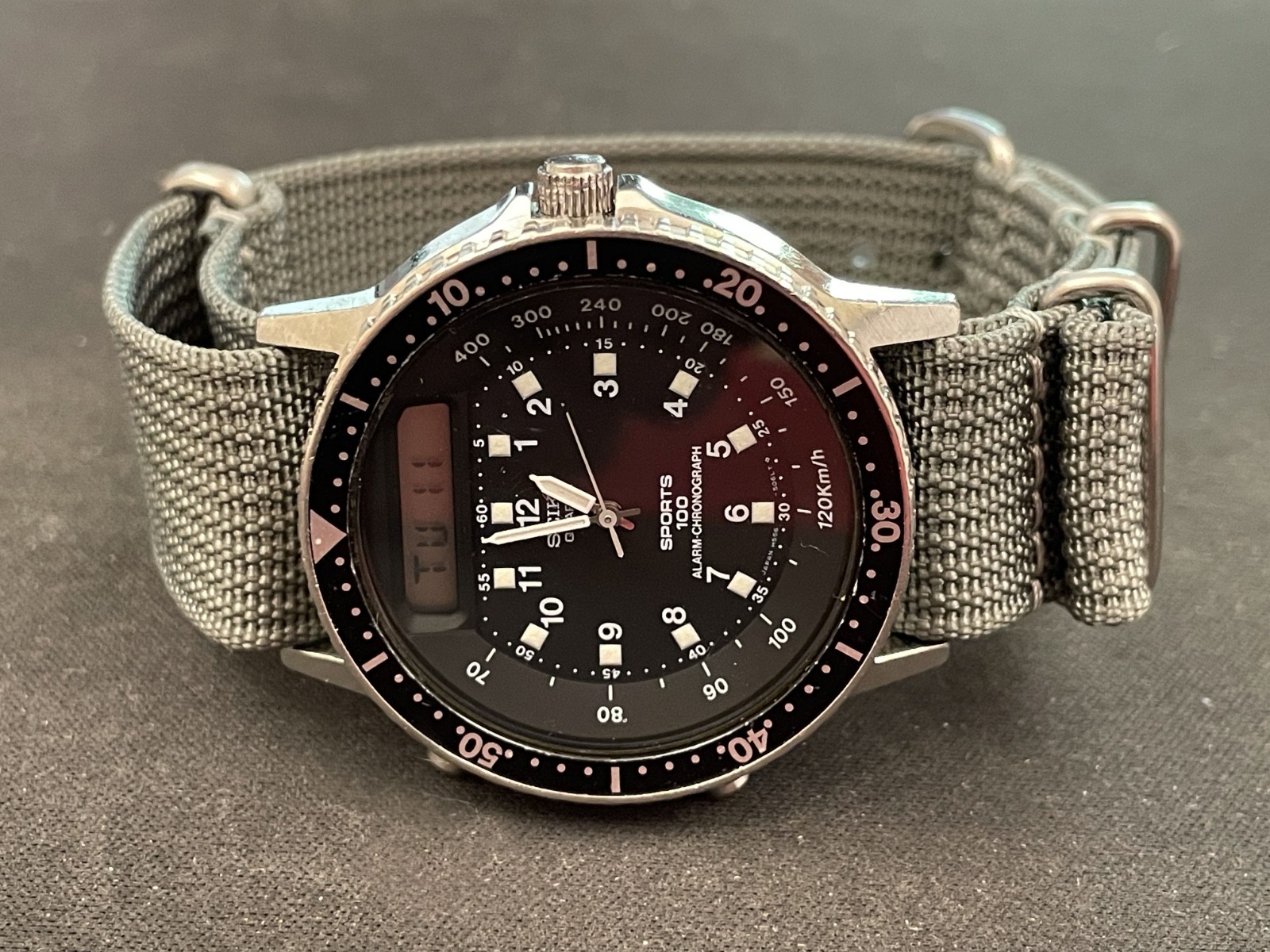 Seiko H556-5029 Analog/Digital “Pre-Arnie” with new NATO strap