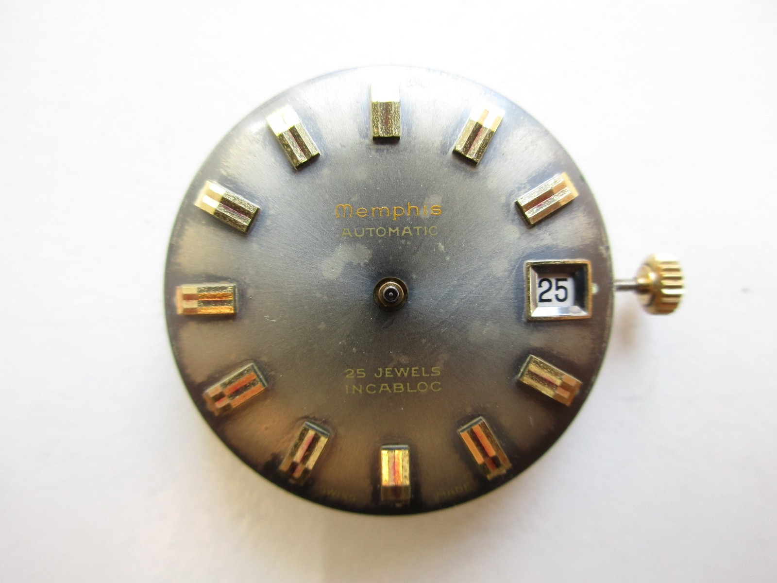 ETA cal. 2782 Swiss automatic watch movement – date at 3 – running