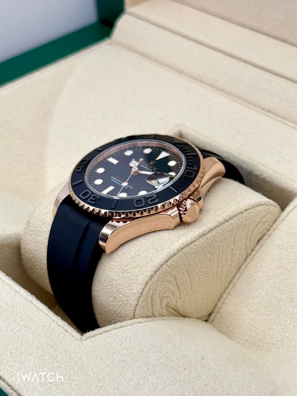 NEW 2025 Rolex Yacht-Master 37mm 268655 Rose Gold Black Dial