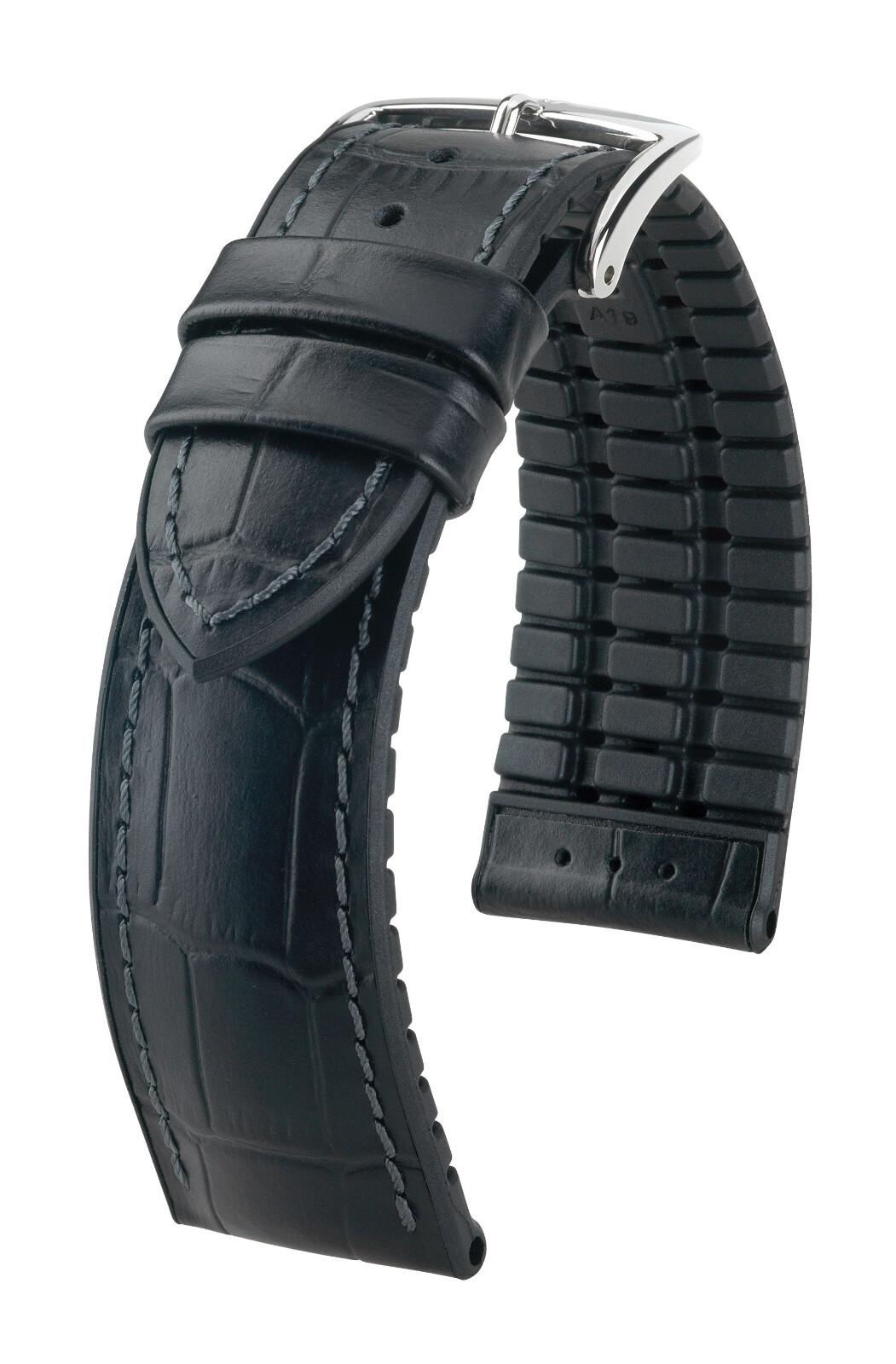 HIRSCH PERFORMANCE PAUL CALFSKIN CAUTCHOUC WATCH STRAP L 18, 20, 21, 22, 24 mm
