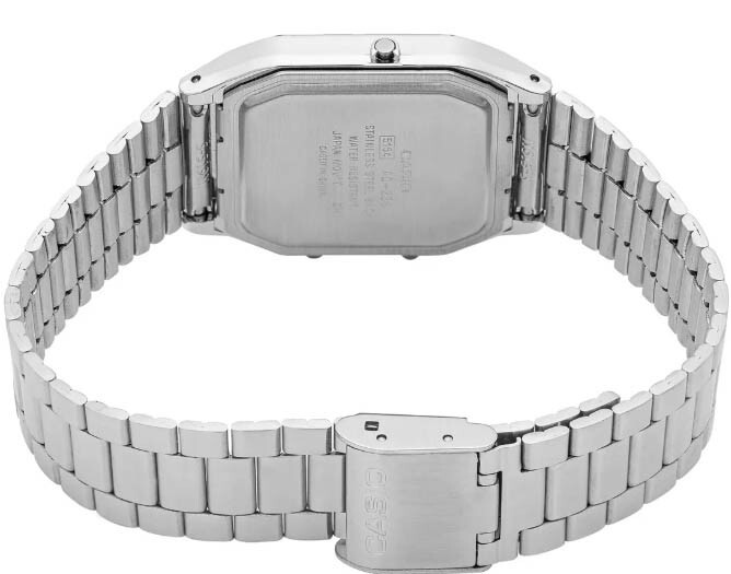 Casio AQ-230A-7B NEW Men’s Watch Analog/Digital Silver Stainless Steel