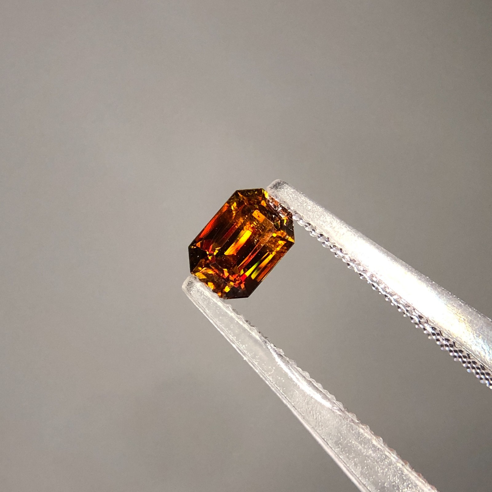 0.60 Ct Natural Full Fire Sphene Titanite Fancy Cut Gemstone For Jewellery