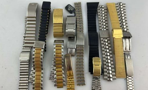 Stock 17 Seiko Citizen Watch Deployant Closures Various Sizes Used