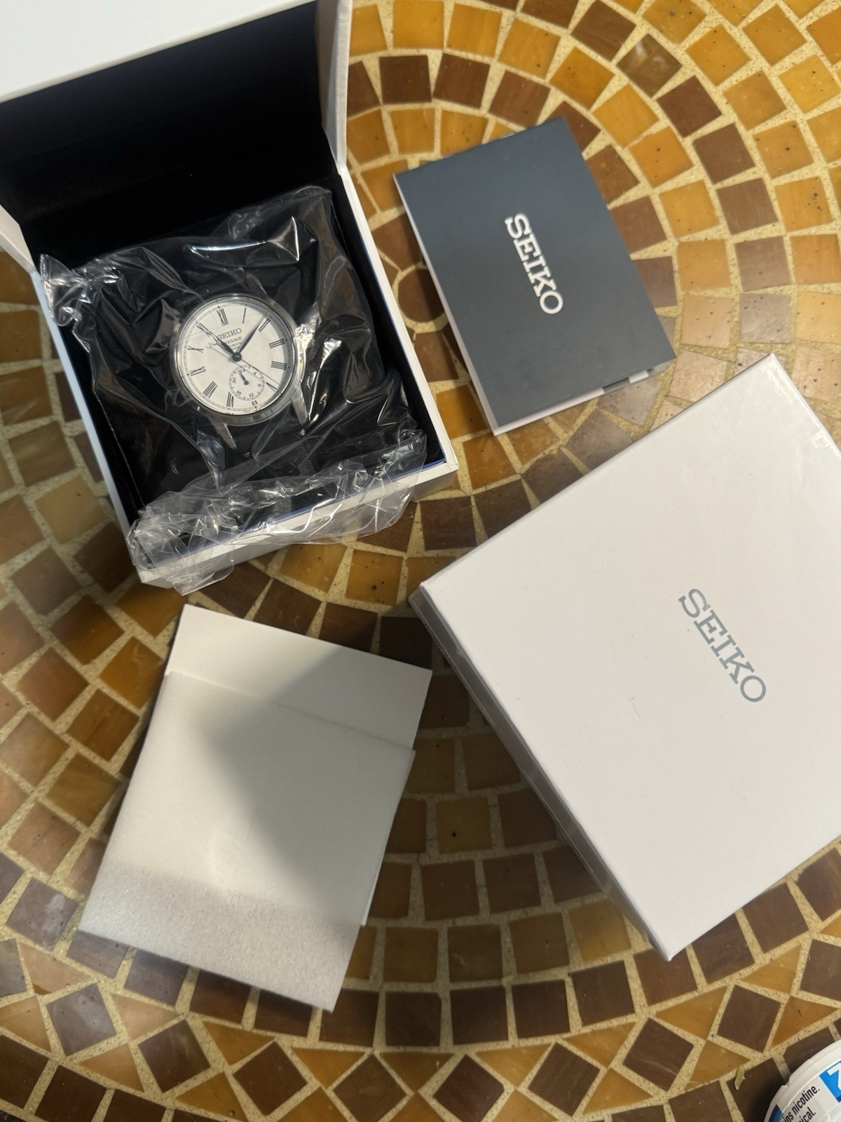 Seiko Presage Luxe SPB495J1 Hand-Enamel Dial Automatic Watch Brand New In Box