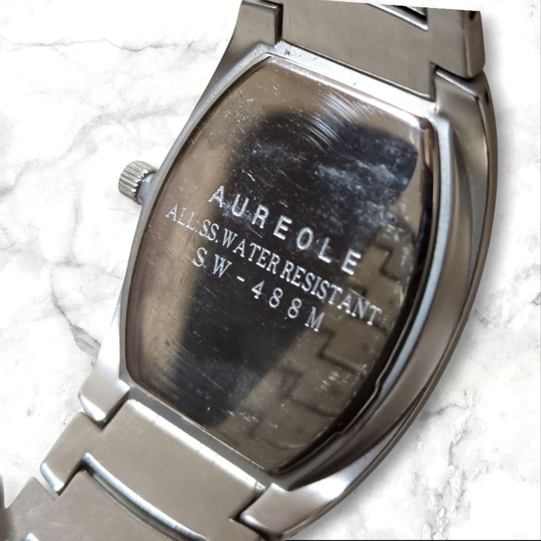 Aureole Quartz Silver Dial Wristwatch