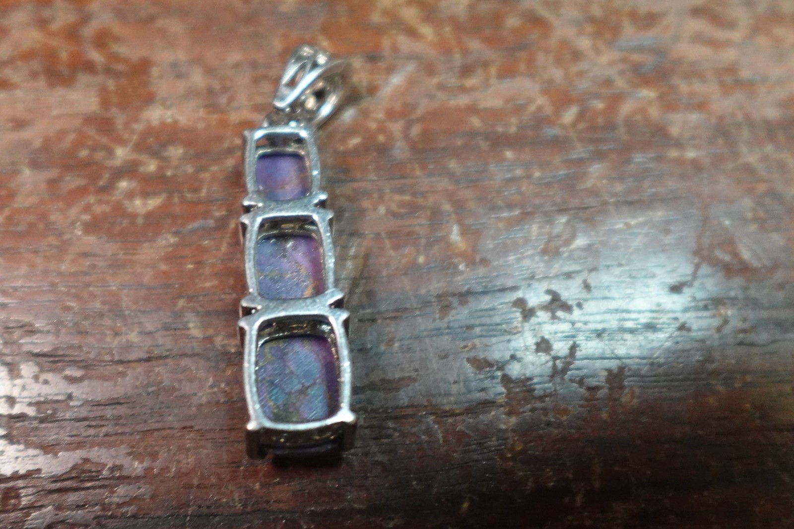 LOT OF 3 JEWELRY PIECES-NECKLACE MULTICOLOR 8″-BRACELET W BLUE STONES 7.5″+1