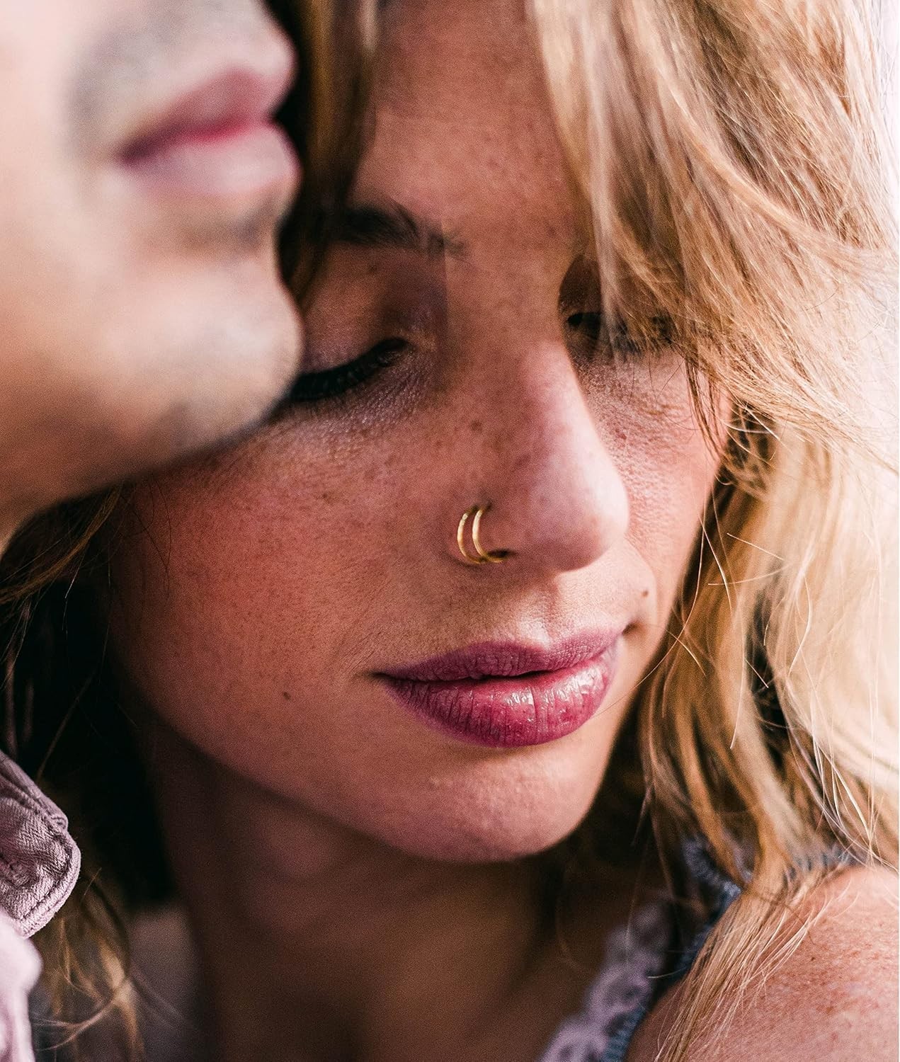 10Pcs Adjustable Nose Rings in Gold, Silver, Rose Gold – Stylish Faux Piercings