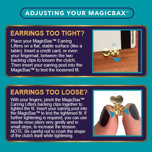 Magic Earring Back Hypoallergenic Fit all Post Earring As We Seen on TV .