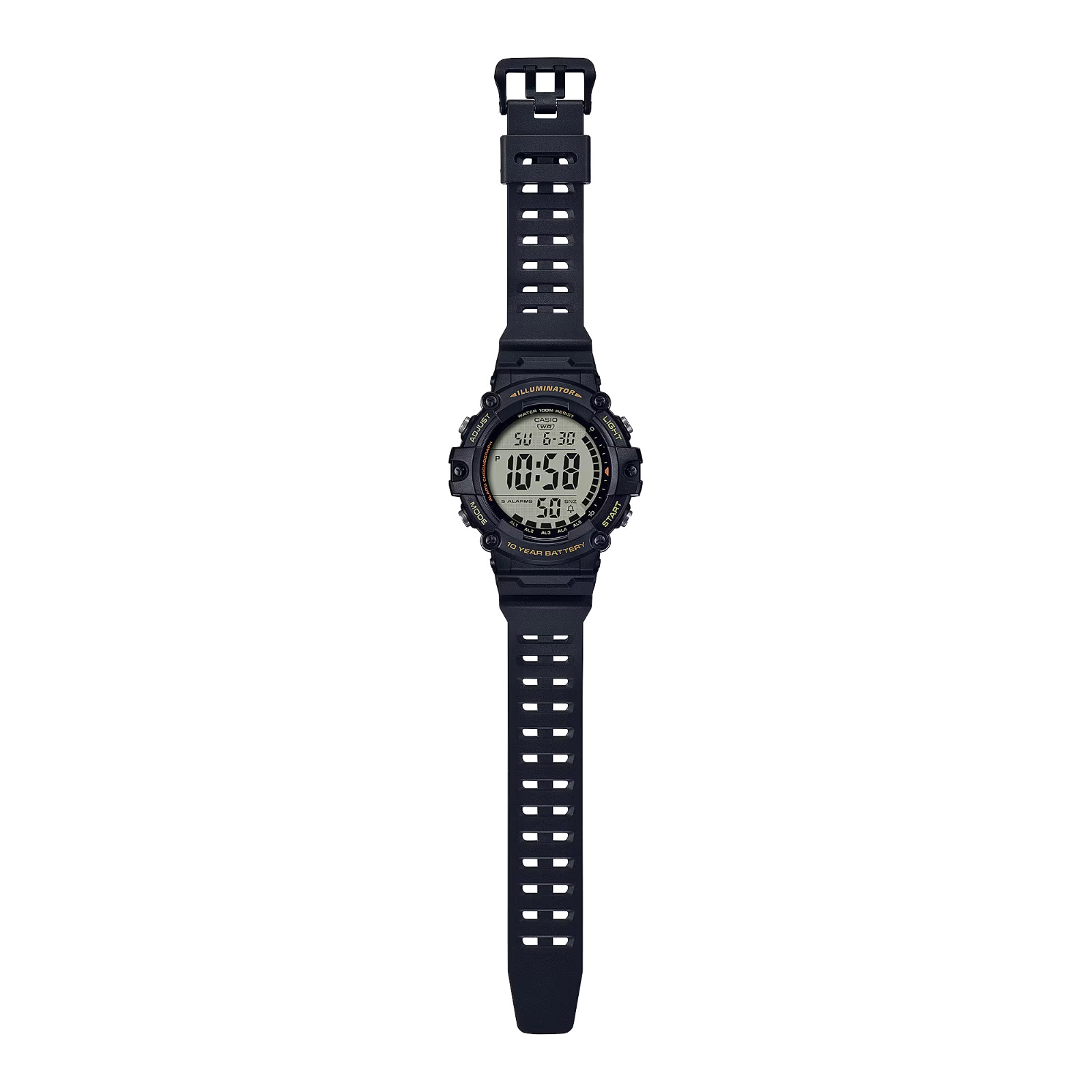 Casio – Illuminator, Black Resin Men’s Quartz Watch – AE1500WHX-1AV