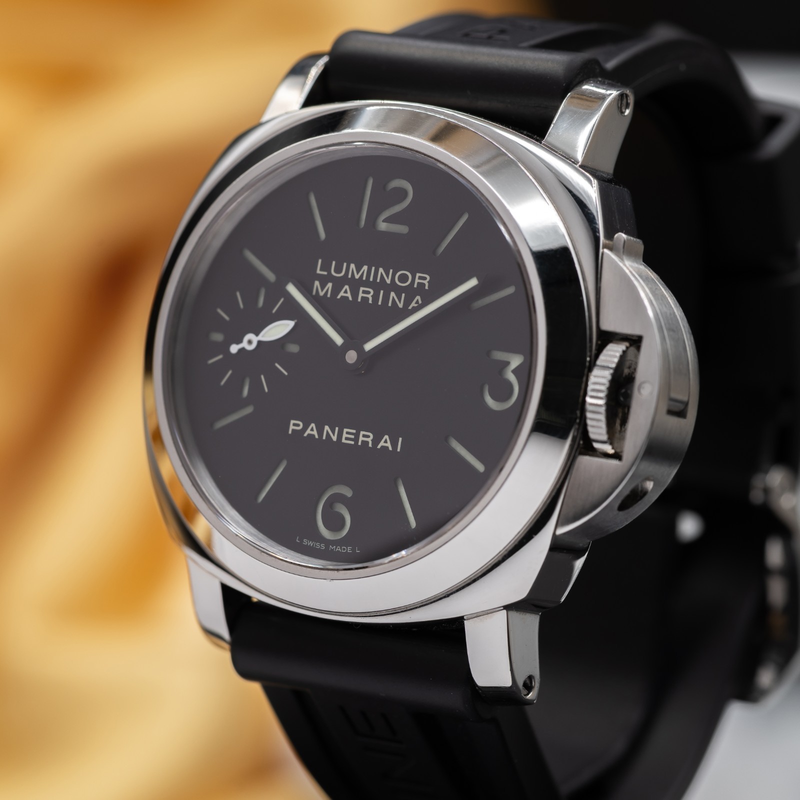 Panerai Luminor Marina PAM00111 44mm 2012 Near Mint Box Papers Extra Strap
