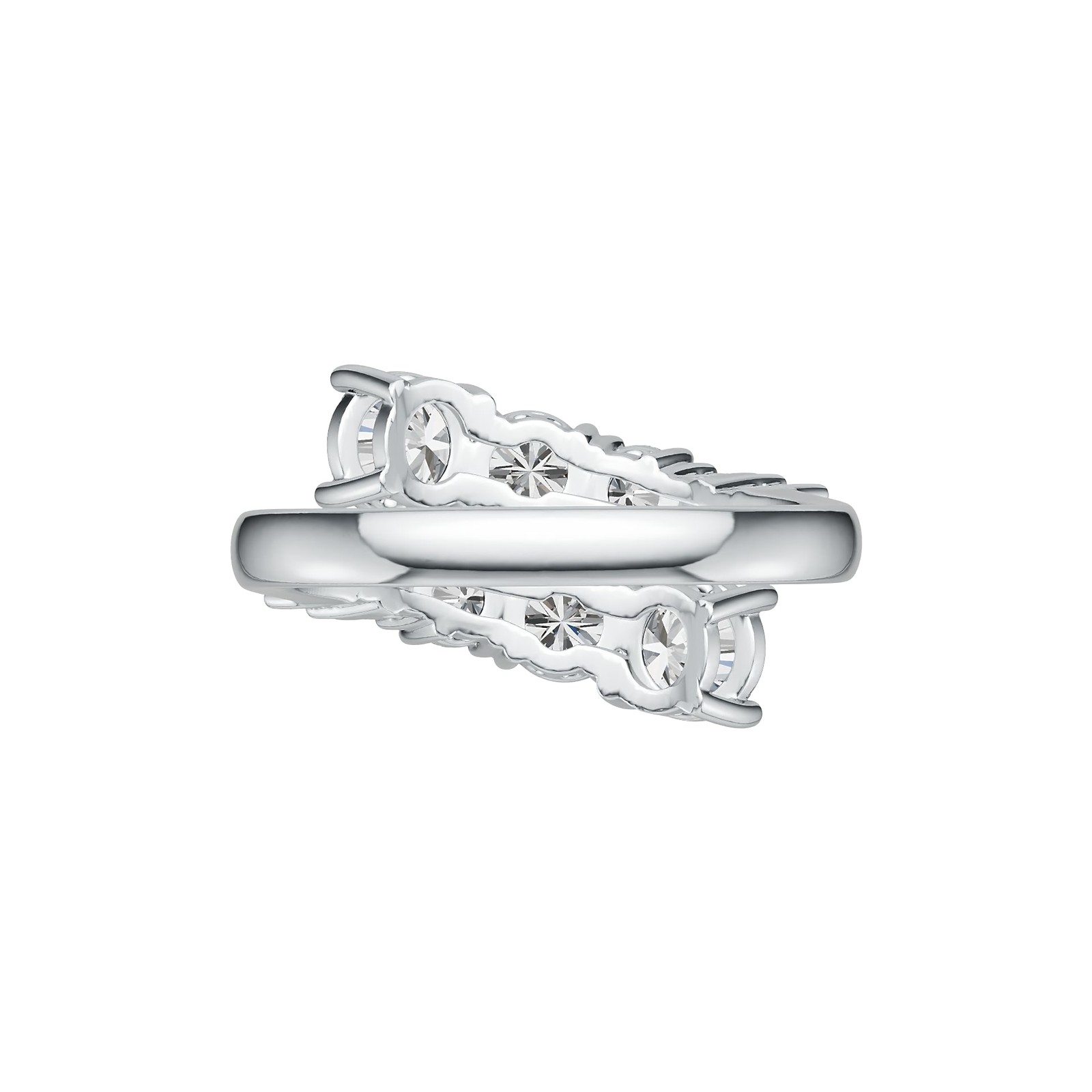 Sterling Silver Semi Mount Ring Setting Round RD 6X6mm 5X5mm 4X4mm 3X3mm