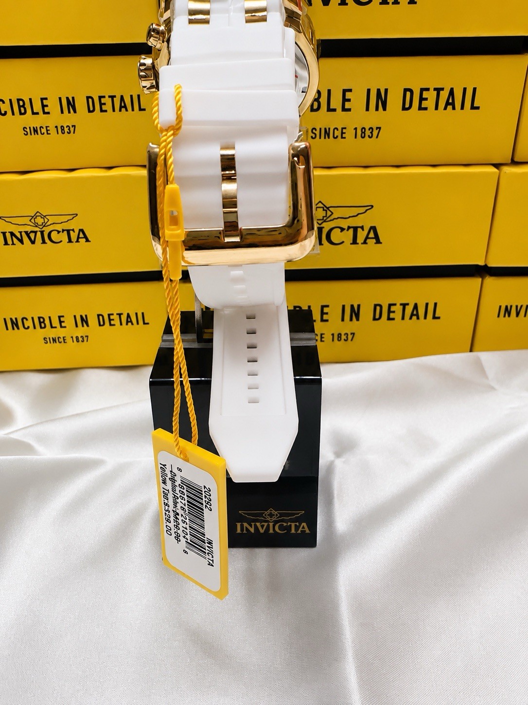 Invicta Pro Diver 20292 Men’s Chronograph White Gold Tone Watch New w/ Tag