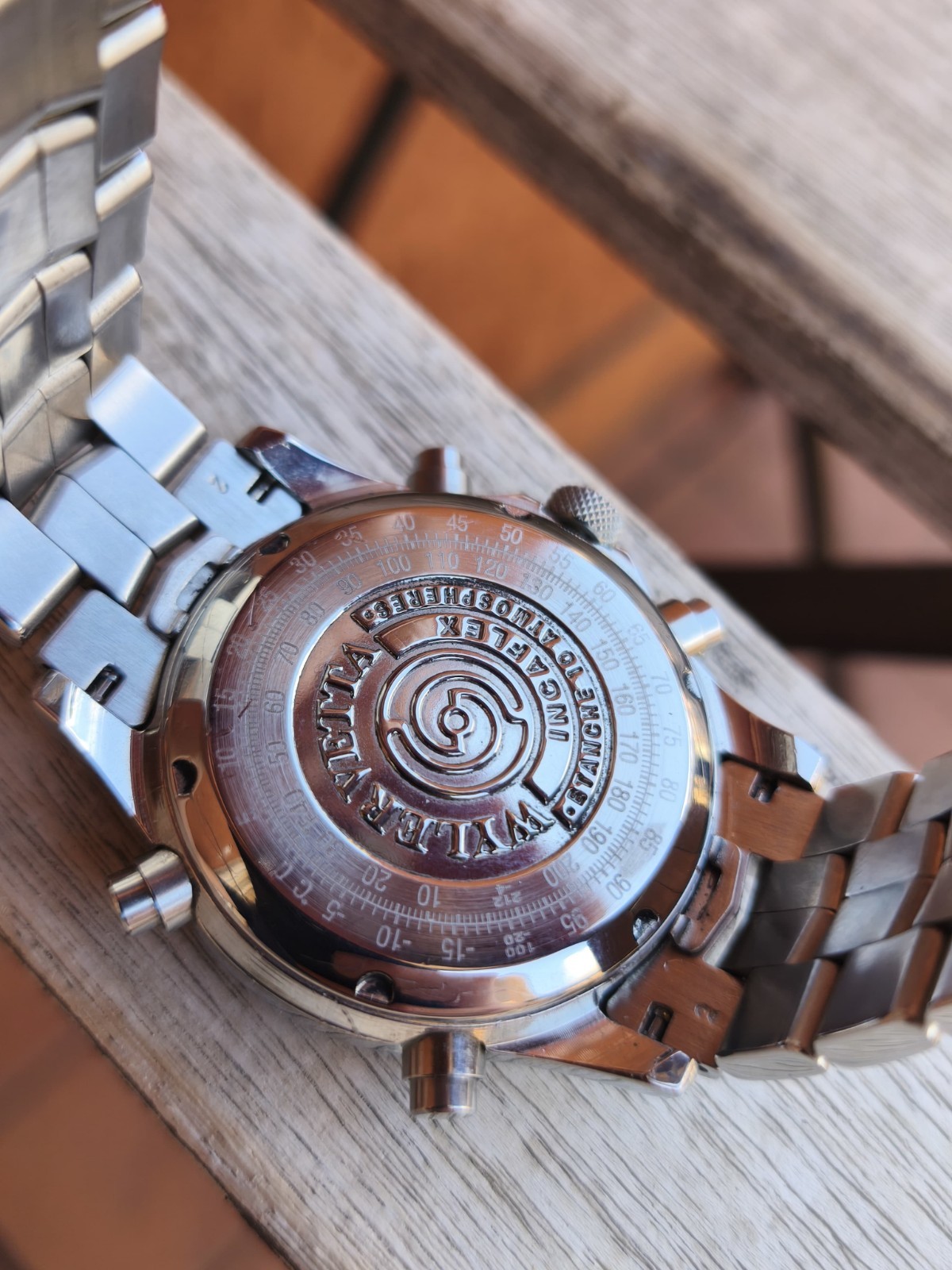 Wyler Vetta Challenge watch Ref. 1119770165 Ana Digit Blue Dial