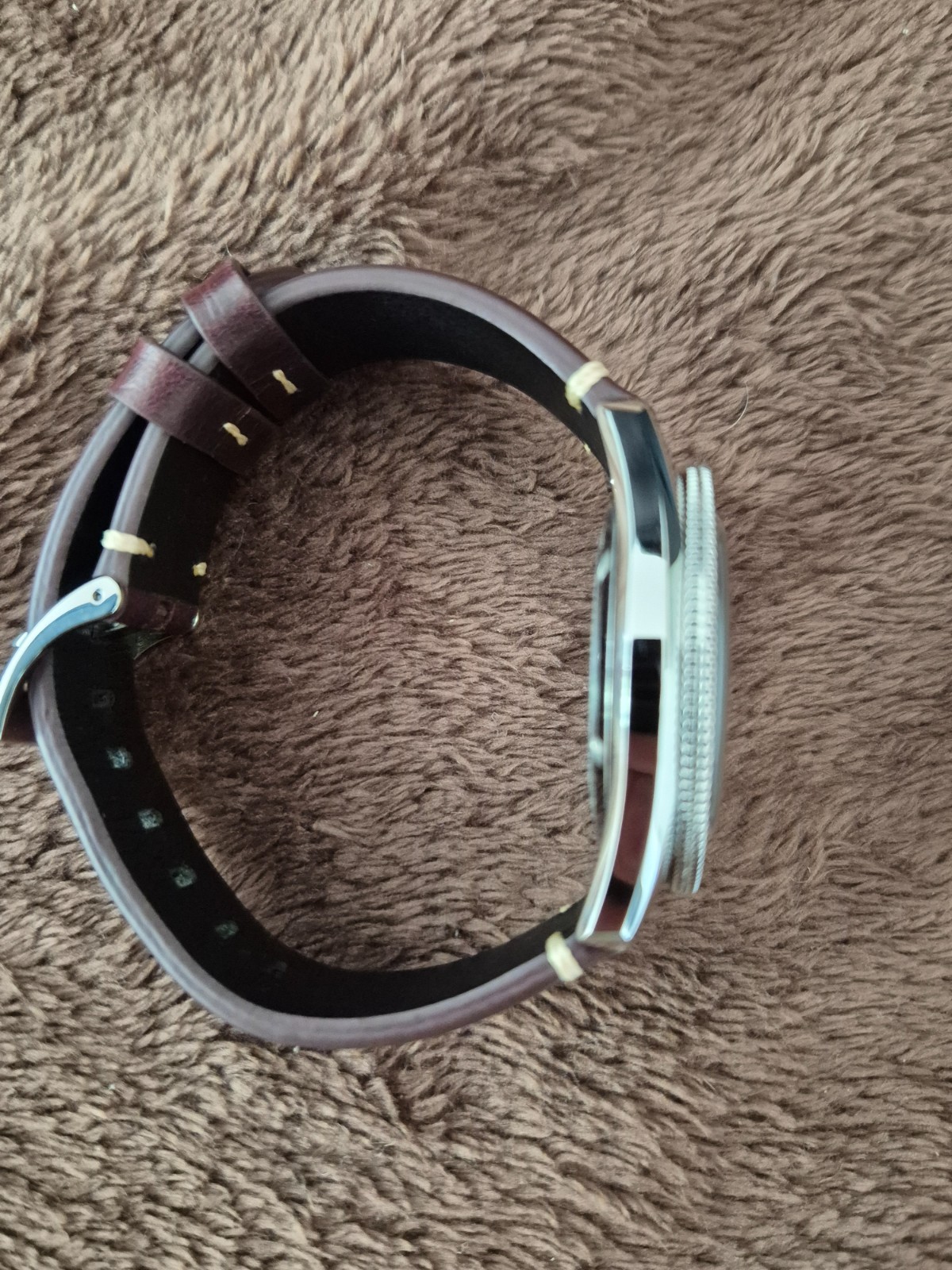 Wise Adamascus AD851A Stainless 904l 41mm diver Red wine. Fantastic condition