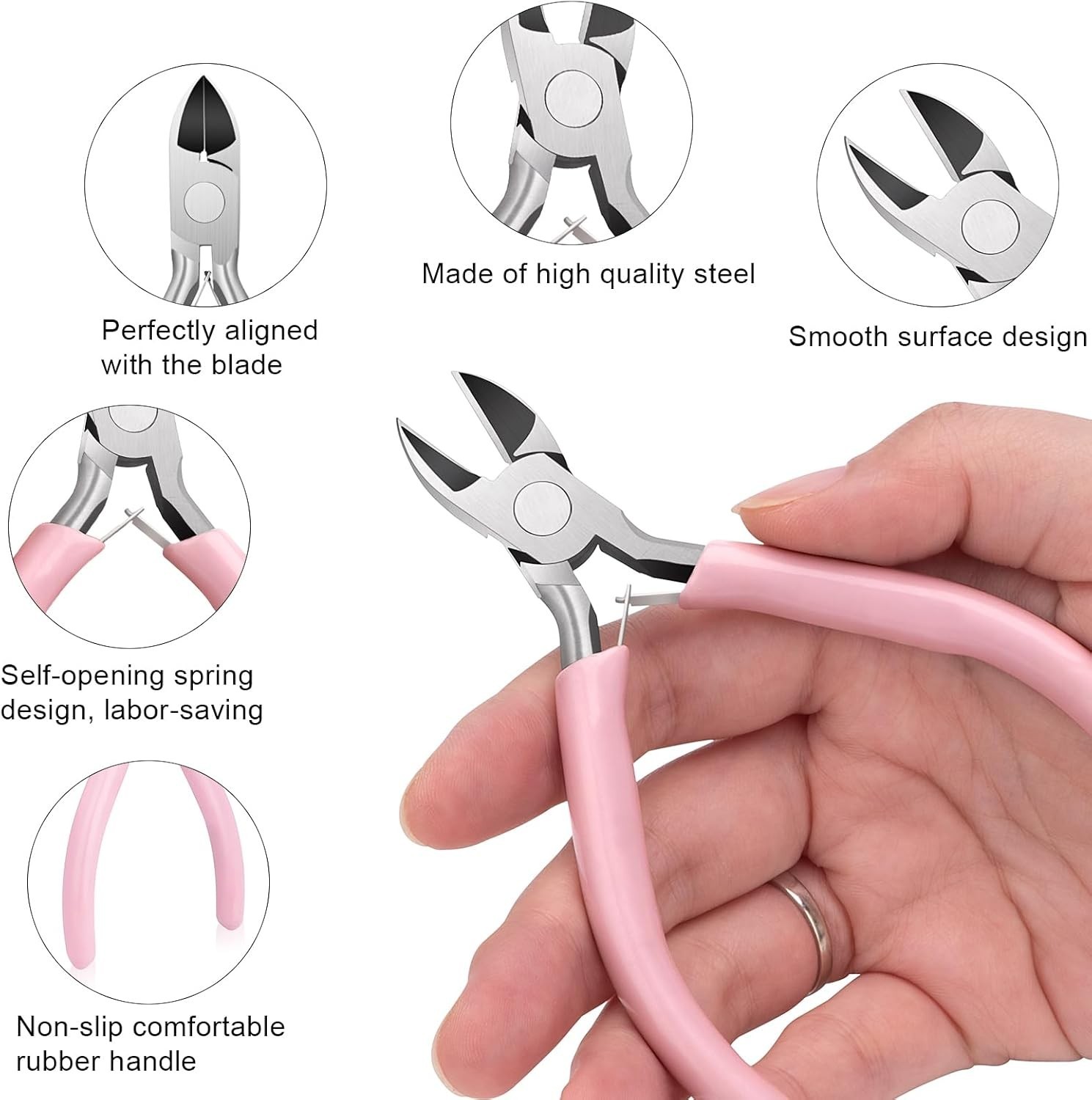 Jewelry Pliers Tool Set 5 Pack Complete Jewelry Making Kit for Crafting Repair