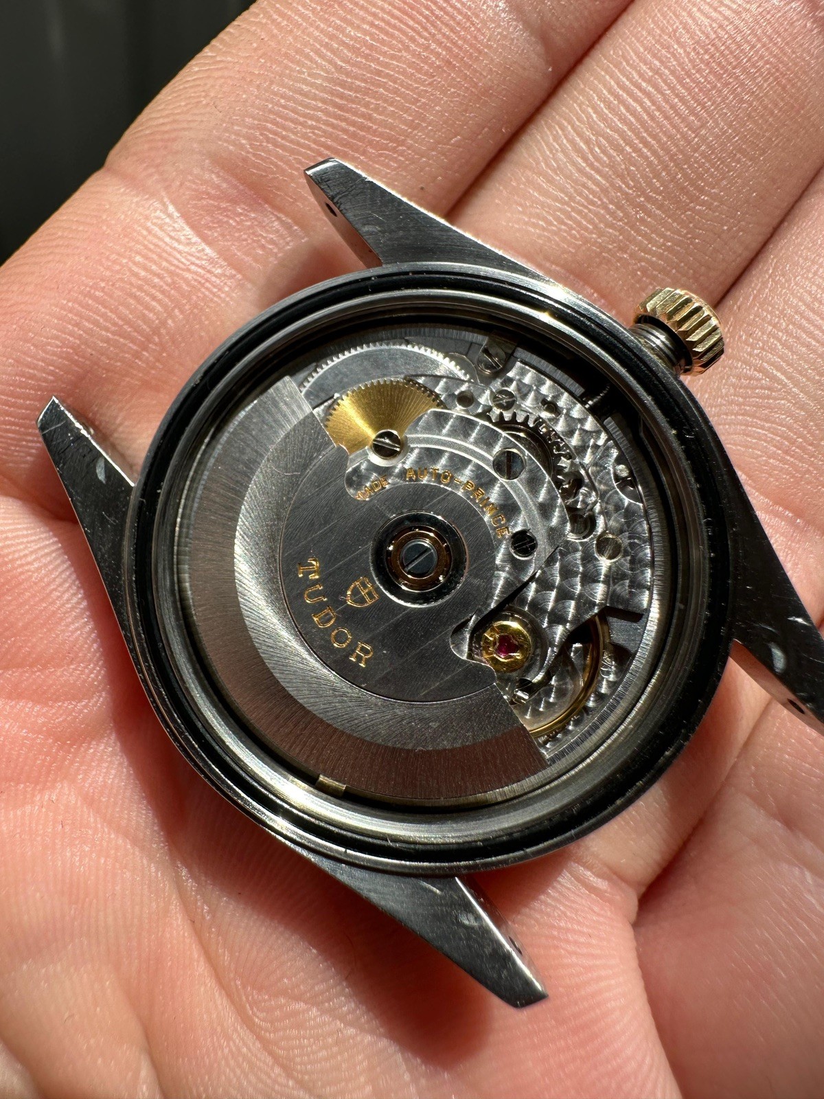 Tudor prince date mint condition amazing dial ref 74033 on leather strap