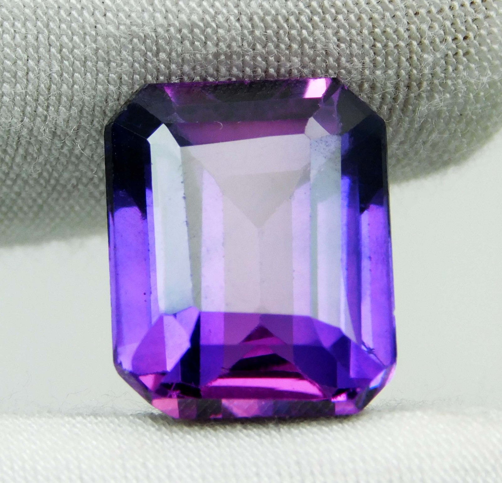 Natural Purple Blue Tanzanite 9.35 Ct AAA Emerald Cut Certified Faceted Gems