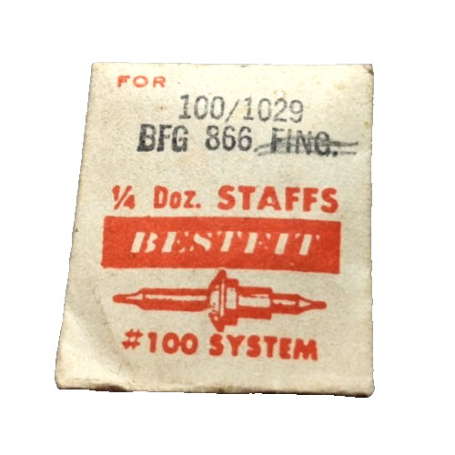 BFG 866 875 Balance Staff USE W/FINGER 4.45 .52 watch part #100/1029 (1-STAFF)