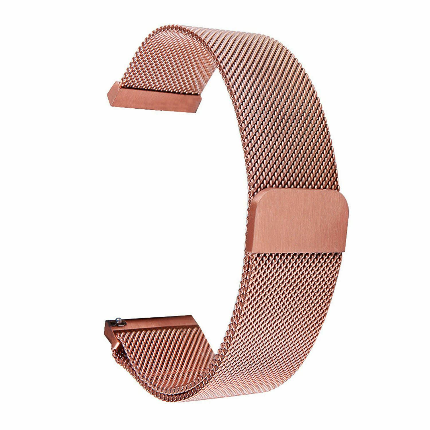 14-24mm Magnetic Clasp Mesh Loop Watch Band Stainless Steel Metal Strap Bracelet