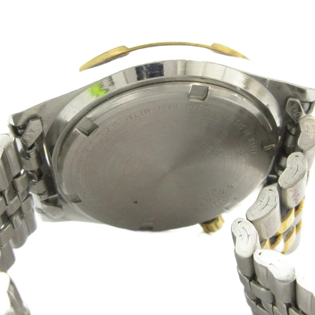 Seiko ALBA V743-6010 AQUA GEAR Quartz Watch with Calendar, Silver Color ■GY18