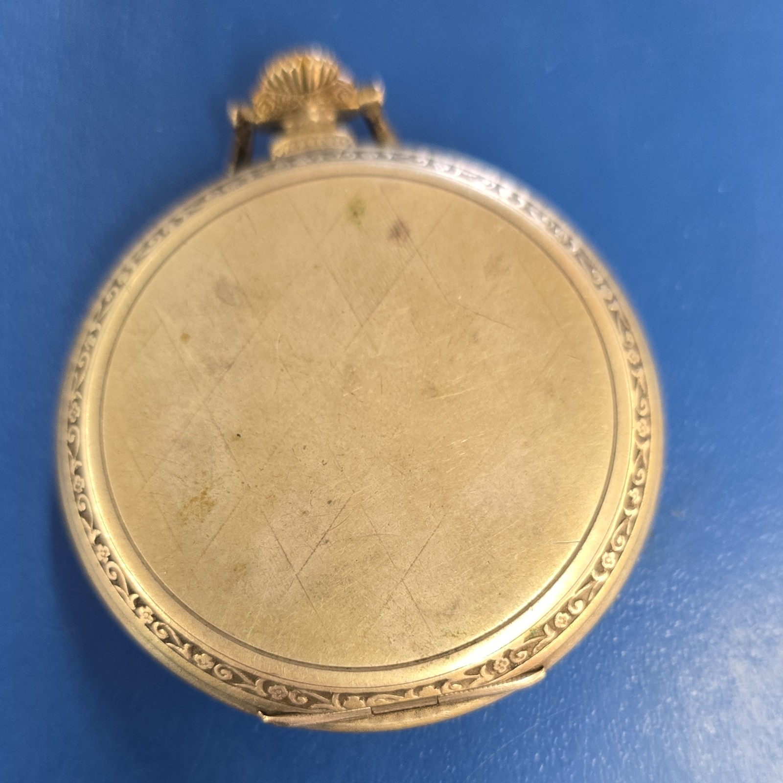 Optimal Swiss Silver Pocket Watch White Arabic Dial Small Seconds Manual