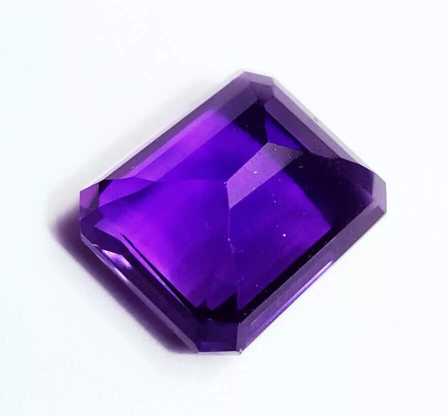 Awesome Emerald Cut Violet Taaffeite Natural 120 Ct EGL Certified Loose Gemstone