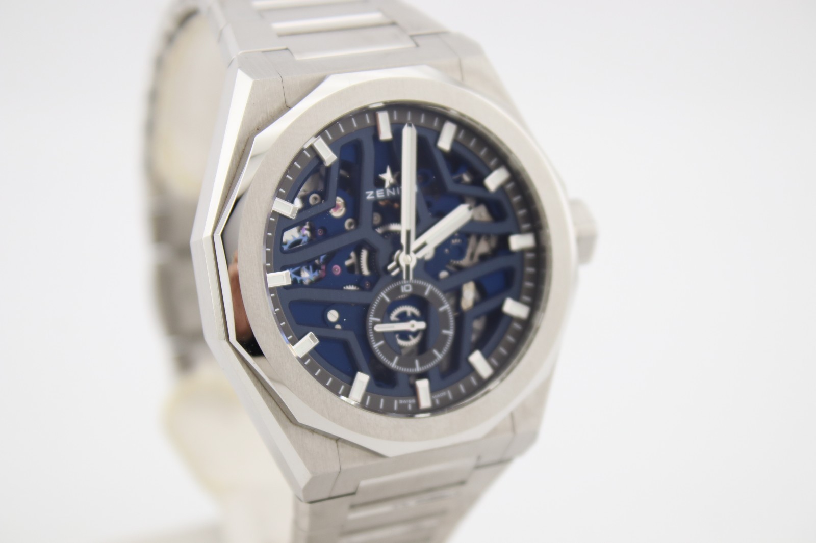 Zenith 2023 Defy Skyline Skeleton Blue Dial Steel 41mm Watch 03.9300.3620