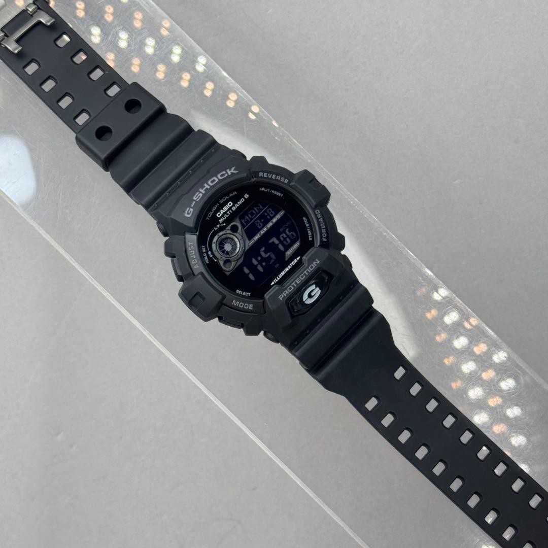 G SHOCK GW 8900A Radio Solar Black Inverted LCD Working