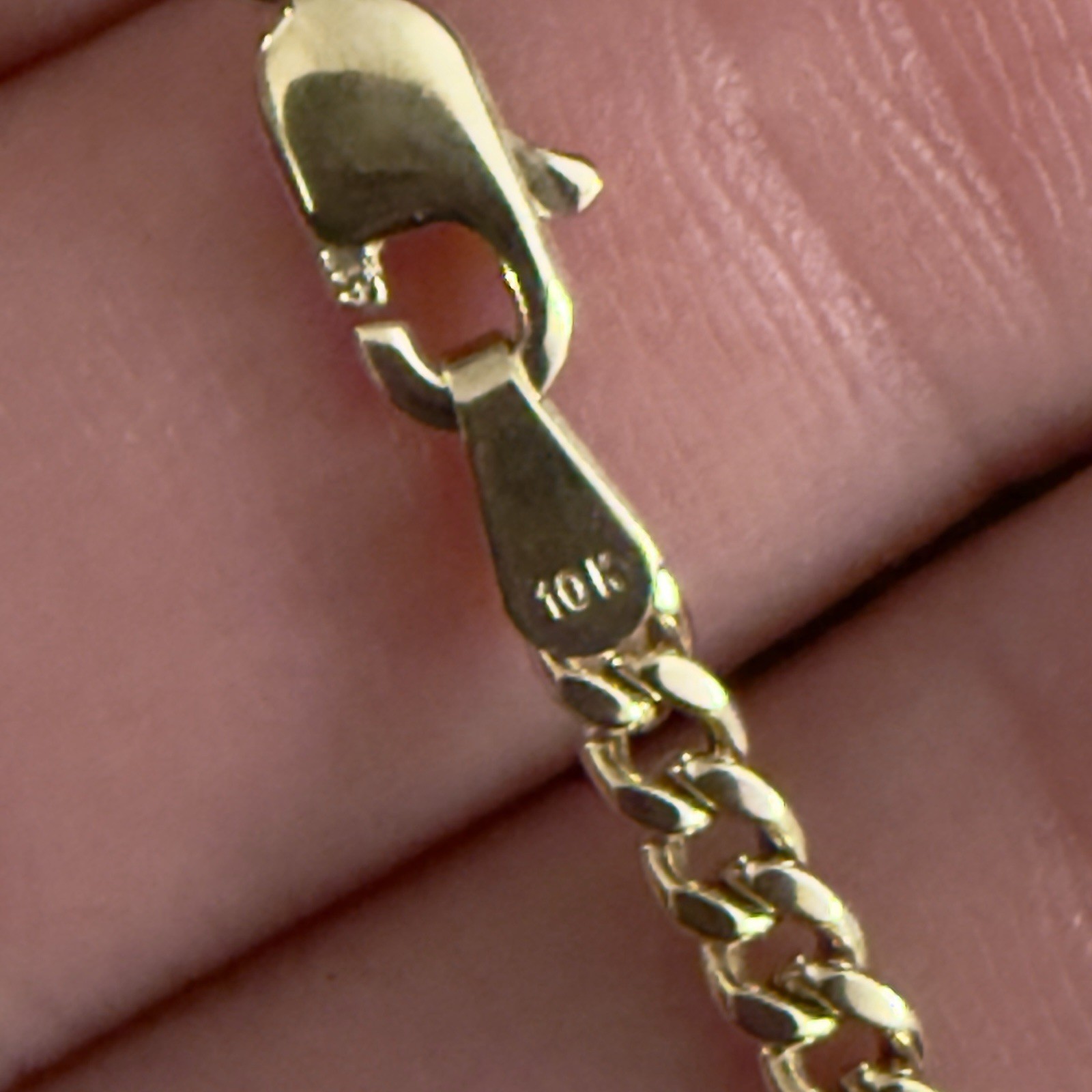 10k Sold Gold 3mm Miami Cuban Link Bracelet 8in – NEW