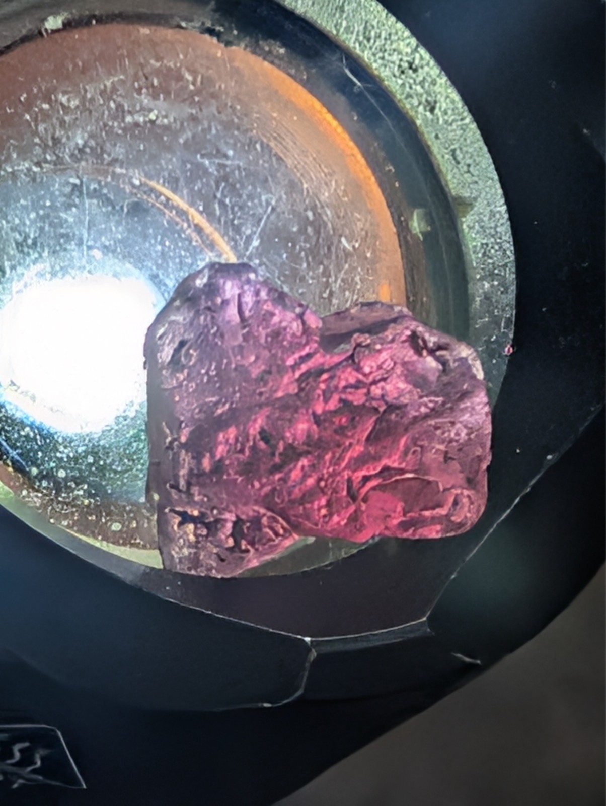 USA seller 6.47 ct IF flawless Raspberry garnet facet rough gemstone