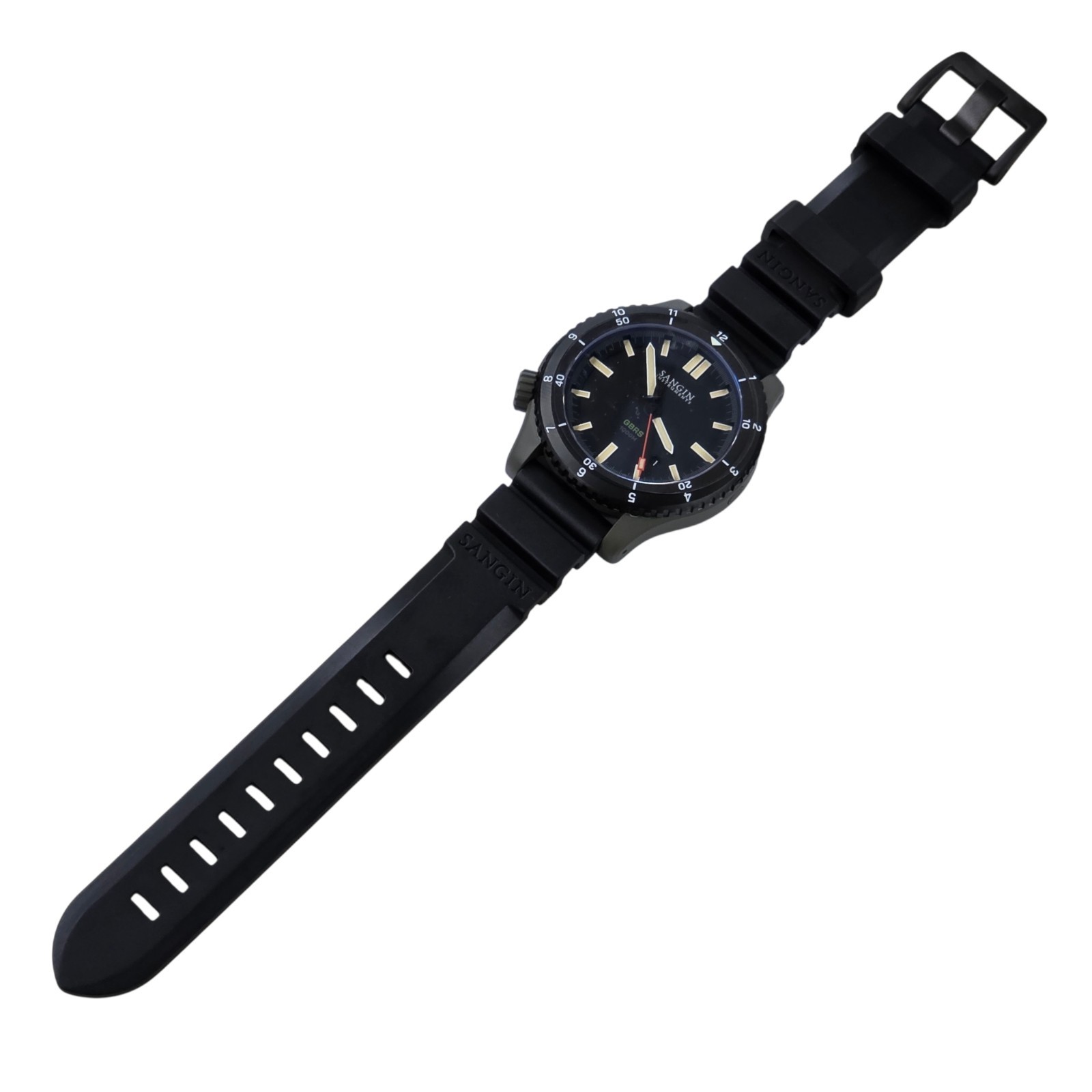 Sangin Instruments GBRS Kinetic II Ti V2 Titanium Automatic 44mm Watch 1000m